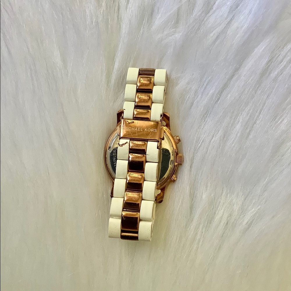 Michael Kors | White Rose Gold Watch - Picture 5 of 7